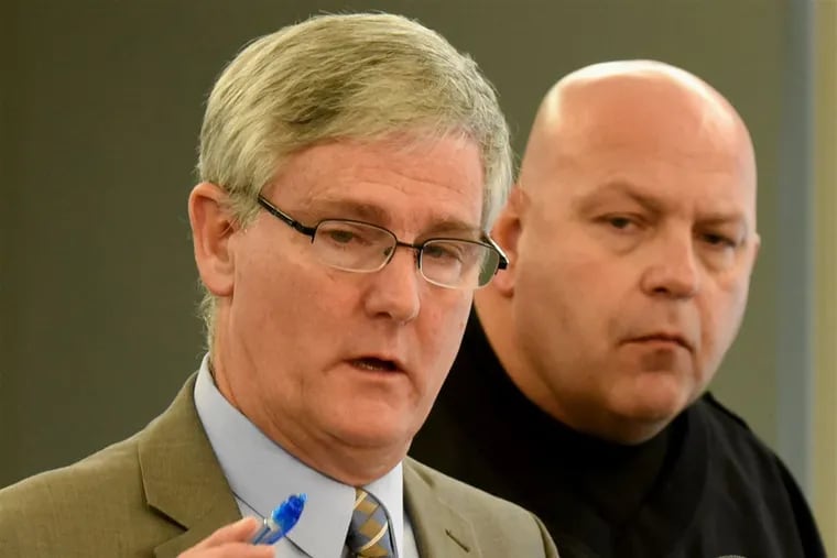 The fact that Beaver County District Attorney David J. Lozier (left)was involved in the decision to shoot, and then was the one to sign off on whether it was appropriate, has raised serious alarm among policing experts.