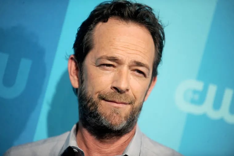 Luke Perry attending the 2017 CW Upfront in New York City, NY, USA, on May 18, 2017.  (Dennis Van Tine/Abaca Press/TNS)