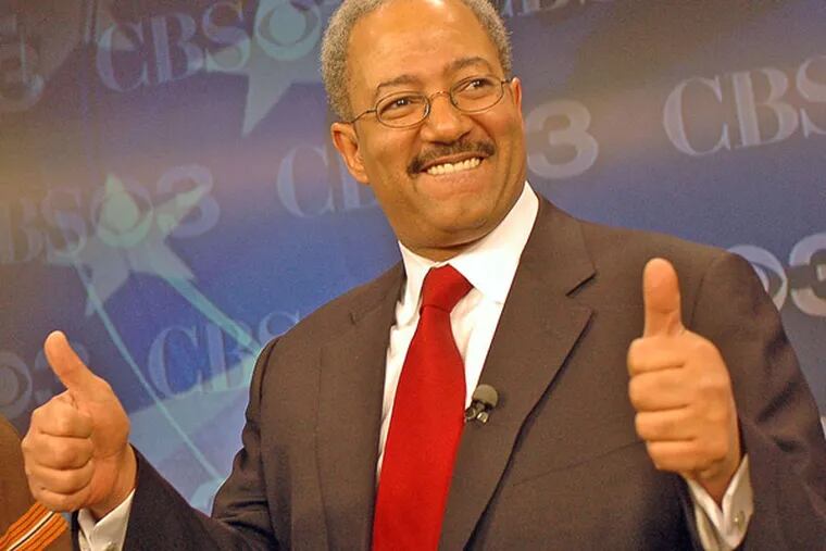 Rep. Chaka Fattah before a debate among candidates for mayor in 2007.