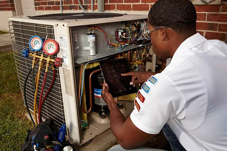 Heating and cooling system repairs are likely include on a home warranty policy.