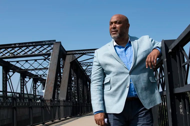 Joseph L. Lewis III, the new Executive Director of Jazz Bridge, photographed on the Hot Metal Bridge in Pittsburgh, where he currently lives. The former Tribune reporter is returning to Philly to lead the organization, which supports musicians in crisis.
