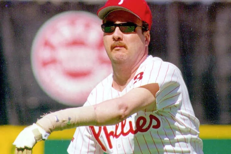 Matthew Scott of Mays Landing, N.J., used his new hand to throw out the first pitch at a 1999 Phillies game. &quot;I've been just fine&quot; since the surgery in Kentucky, he says. (BRAD BOWER / Kleinert Kutz / Jewish Hospital)