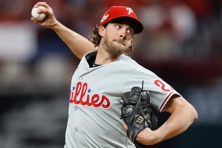 Aaron Nola will get the ball first for the Phillies in Game 1 of the World Series on Friday in Houston.