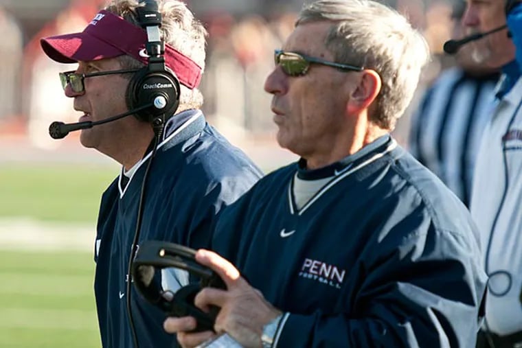 Ray Priore (left) and former Penn head coach Al Bagnoli.