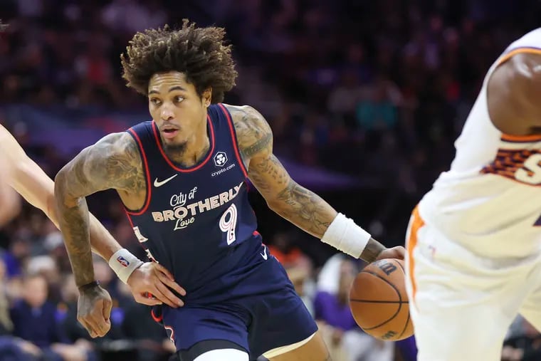 Sixers guard Kelly Oubre Jr. during a game against the Phoenix Suns at the Wells Fargo Center on Nov. 4.
