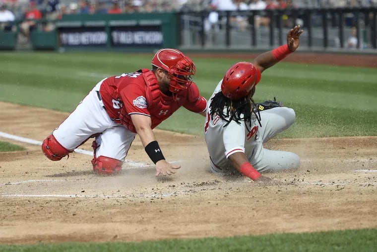 Maikel Franco went 4 for 4 and scored twice as the Phillies beat the Nationals for the second consecutive game.