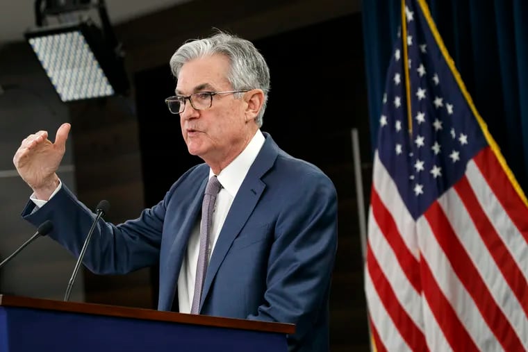 Federal Reserve Chair Jerome Powell speaks during a news conference, Tuesday, March 3, 2020.