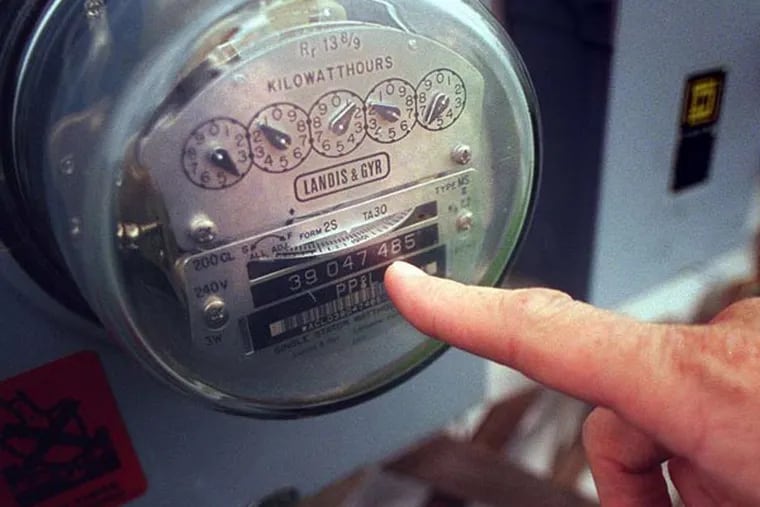 File: Electric meter. (Photo: David Swanson / Staff)