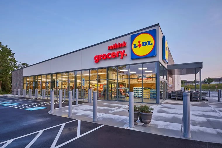 Philadelphia's first Lidl store on Butler Street in Port Richmond will resemble this location in Hagerstown, Md.
