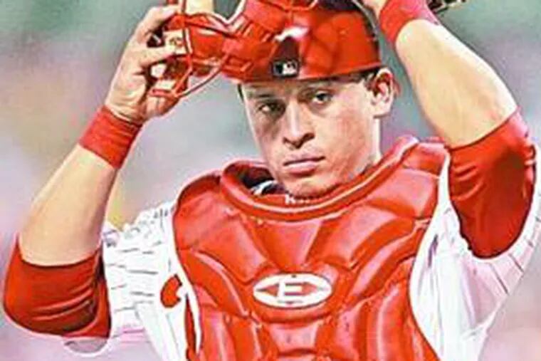 Carlos Ruiz is quickly learning how to handle pitchers.