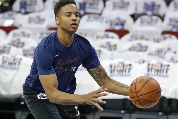 Sixers guard Markelle Fultz was shooting only 34.8 percent from the field entering the Pistons game.