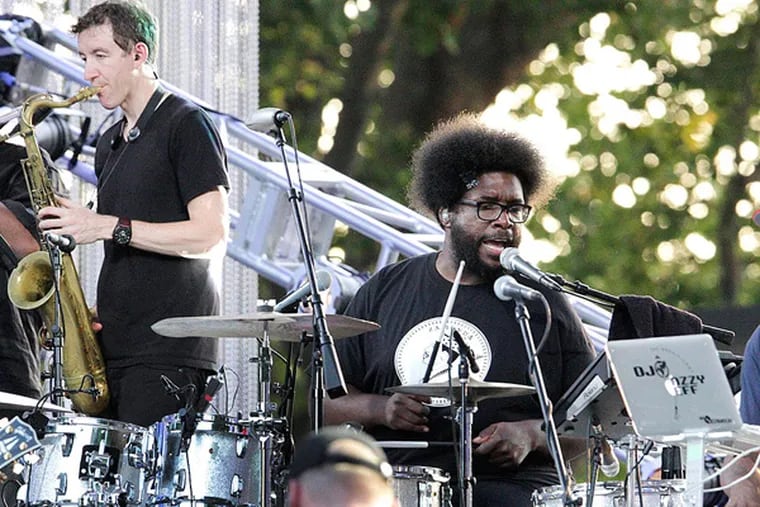 Questlove and the rest of the Roots will be back for the Welcome America Philly 4th of July Jam, along with Nicki Minaj, Ed Sheeran, Jennifer Hudson, Aloe Blacc, Vicci Martinez and Ariana Grande.