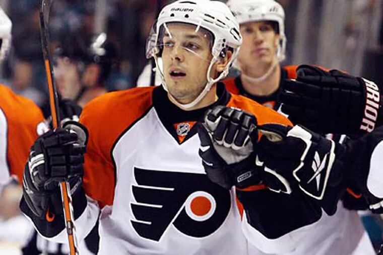 "I respect the decision," Danny Briere said of his two-game suspension. (George Nikitin/AP)