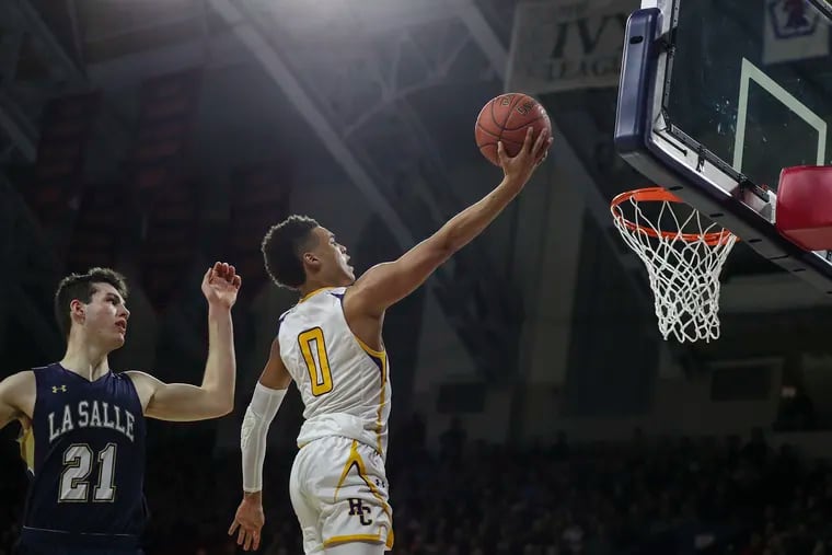 Roman Catholic's Lynn Greer III  (No. 0, with basketball) is among the star players expected to take the court at the Dajuan Wagner PBP Classic Monday at Cherry Hill East.