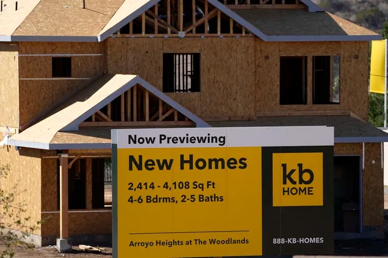 A new home under construction in Simi Valley, Calif., earlier this year. California has approved two measures to bypass local zoning ordinances as the state struggles with an affordable housing shortage and chronic homelessness.