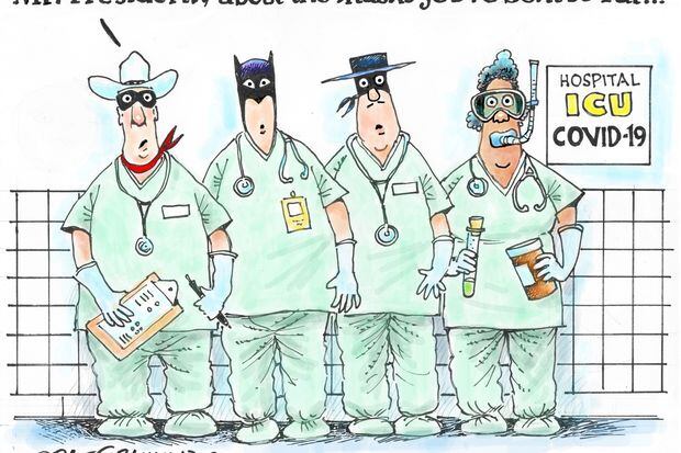 Coronavirus cartoons: 10 artists show how America is adjusting | Opinion