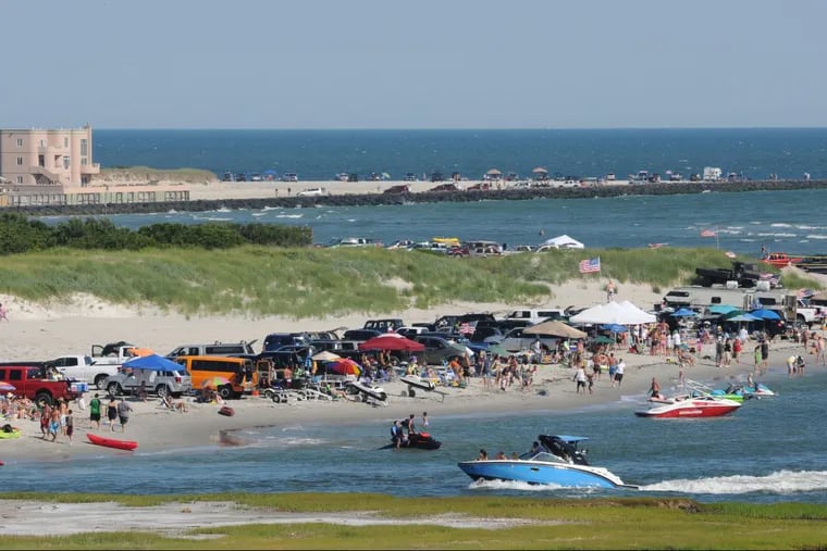 In Brigantine, you can drive on the beach.