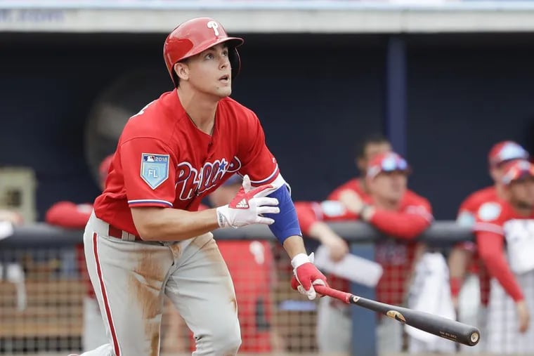 The Phillies want to see Scott Kingery start using his speed along with his bat.