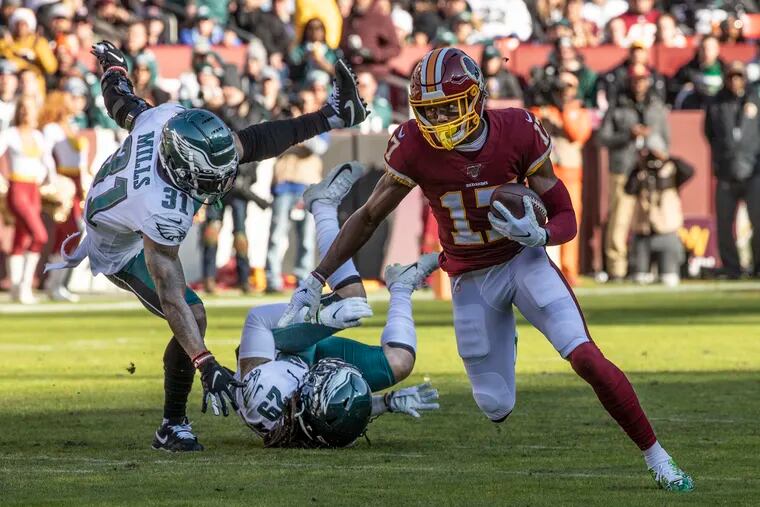 Washington wide receiver Terry McLaurin had two big games against the Eagles last season. They need to find a way to keep him under control Sunday.