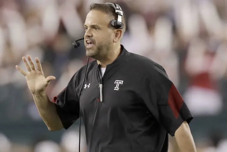 Matt Rhule built Temple's program to a level at which he became a prized candidate for another job -- this one at Baylor.