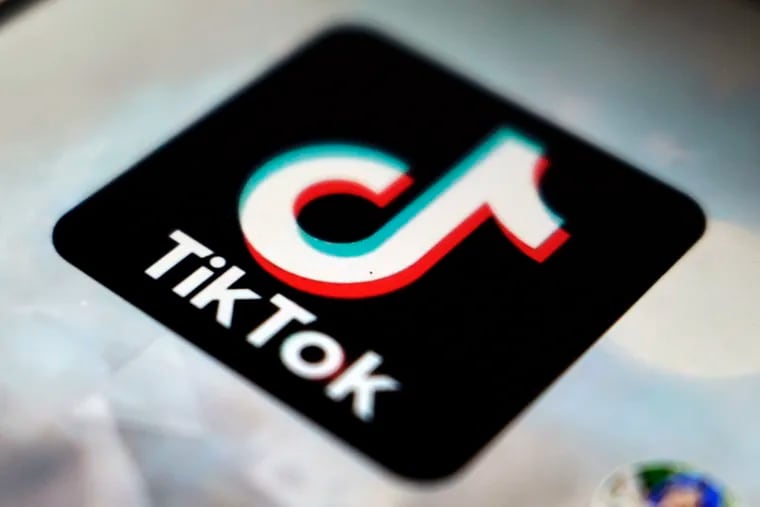 A view of the TikTok app logo.