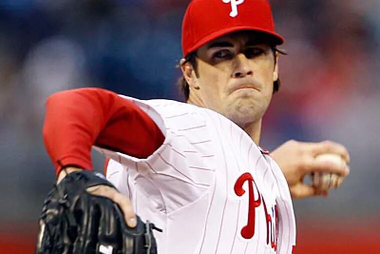 Phillies starter Cole Hamels will pitch in Sunday afternoon's against the Marlins. (Yong Kim/Staff file photo)