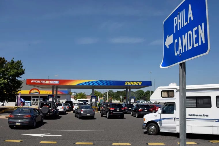 A gas station at the Atlantic City Expressway's Farley Service Plaza.