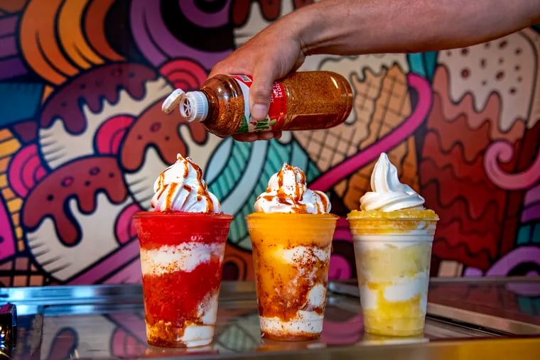 Frozen treats are meant for July 4 weekend. If you're down the shore, try the Willow’s Way Shore Refreshments Spicy Gelati in Ventnor (shown here).