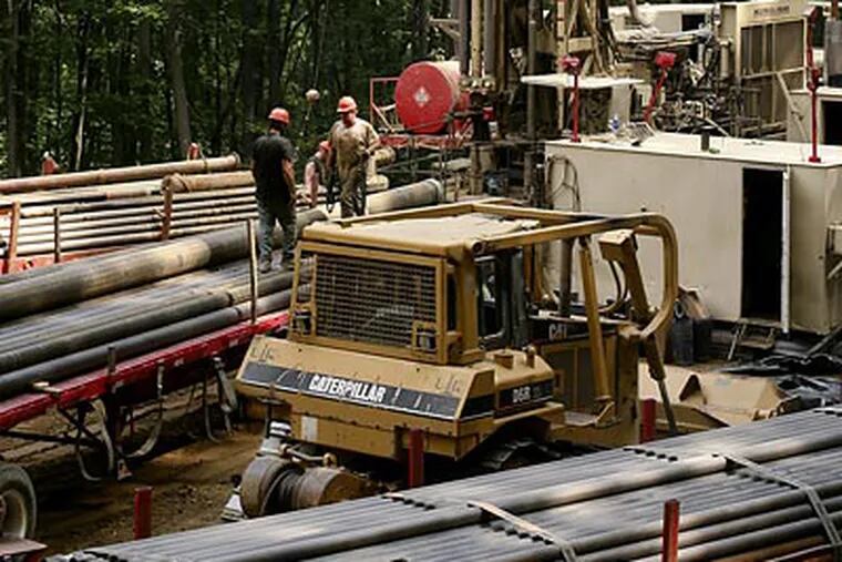 Modern technology has led to an increase in natural-gas drilling sites, including this one in Indiana, Pa. (Andrew Rush/AP)
