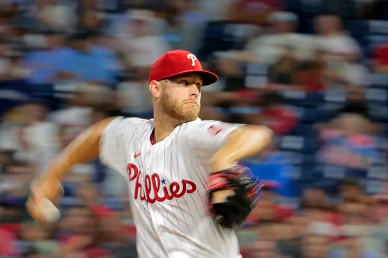 The Phillies' Zack Wheeler is gradually working his way toward being ready to pitch in the regular season.