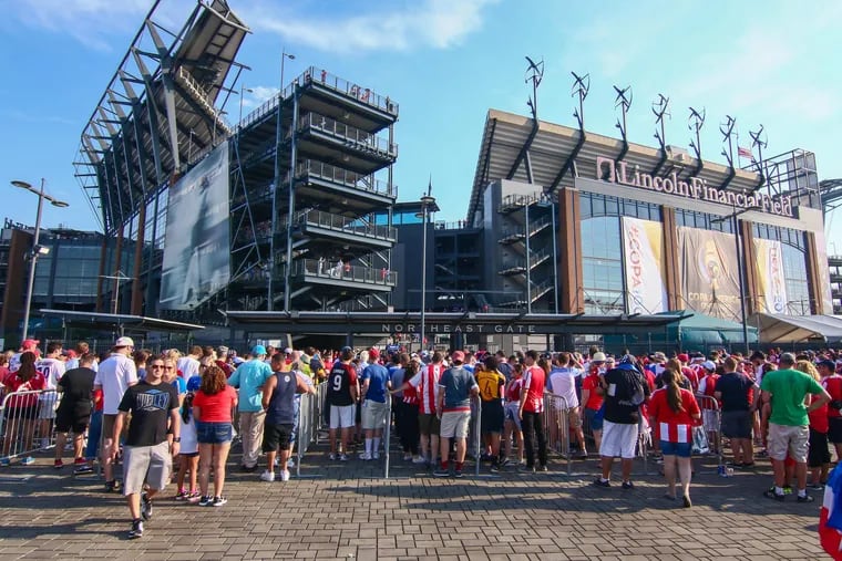 Lincoln Financial Field in Philadelphia, Pennsylvania hosted games in the 2016 América Centenario soccer tournament, and will host games in the 2026 FIFA men's World Cup.
