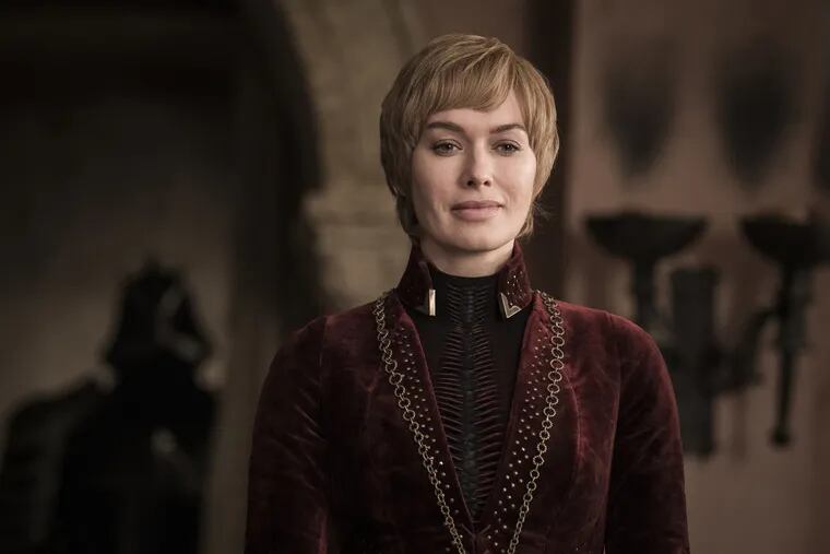 Lena Headey as Cersei Lannister in a scene from Sunday’s "Game of Thrones."
