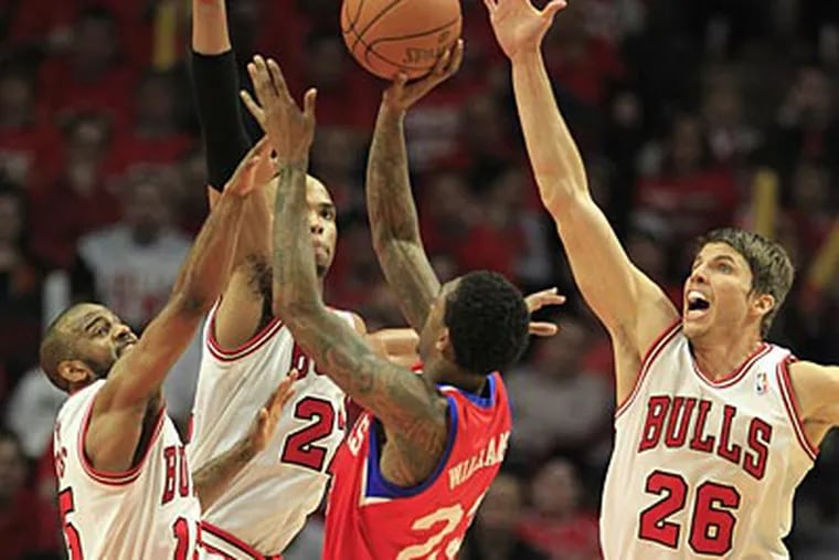 "We're going to come out and we're going to play hard," the Bulls' Luol Deng said. (Ron Cortes/Staff Photographer)