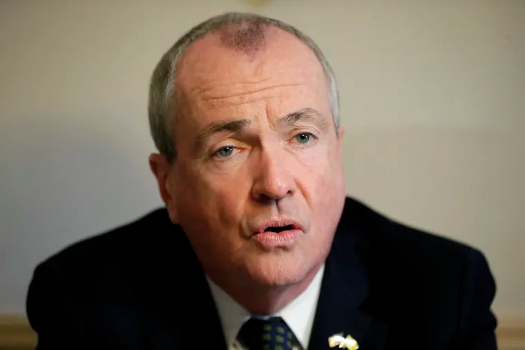 New Jersey Gov. Phil Murphy outlined New Jersey's new higher education plan at a press conference at Rutgers University-Newark on Tuesday.