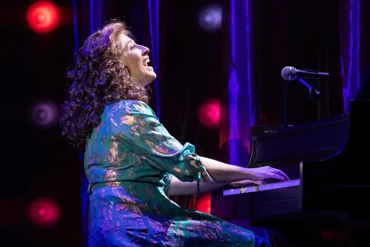 Sara Sheperd as Carole King in 'Beautiful – The Carole King Musical,' running at the Walnut Street Theatre through May 5. Photo by Mark Garvin.