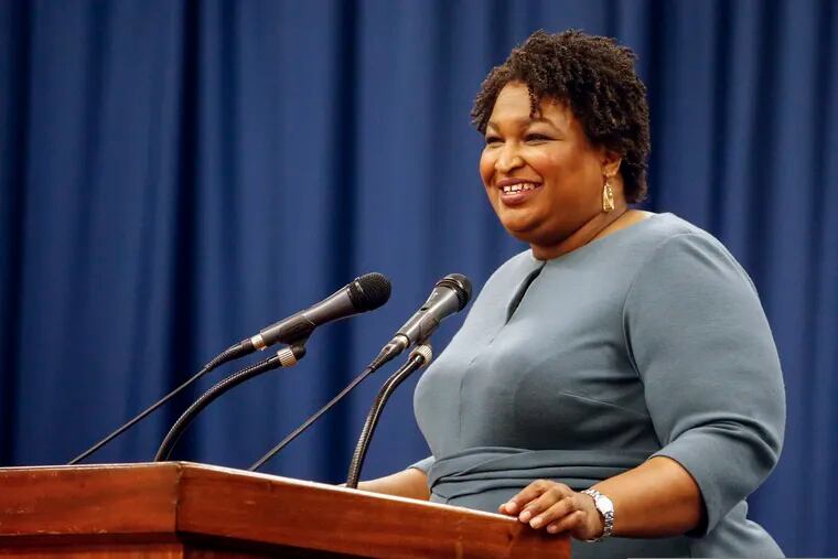 Stacey Abrams speaks at the unity breakfast in Selma, Ala., in March. Many Black voters are skeptical of voting by mail even as states seek to expand that option during the coronavirus pandemic. In 2018, Abrams’ campaign mailed 1.6 million absentee ballot requests to Georgia voters during her unsuccessful bid for governor. The campaign emphasized that it was a safe and easy way to vote.