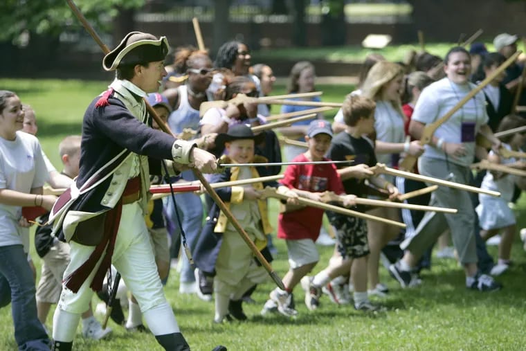 The town of Haddonfield hosts The Skirmish, a reenactment of the Revolutionary War precursor to the Battle of Monmouth on Saturday, June 4, with plenty of colonial activities for children.