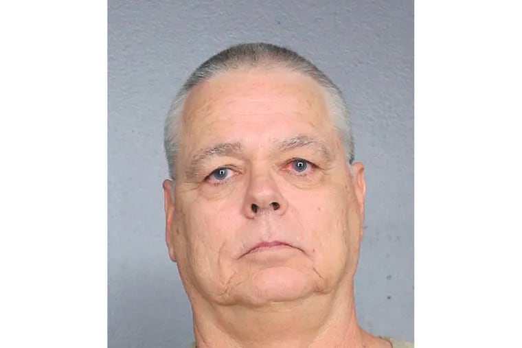 This undated photo provided by the Broward County, Fla., Sheriff's Office shows Scot Peterson, a former Florida deputy who stood outside instead of confronting the gunman during last year's Parkland school massacre was arrested Tuesday, June 4, 2019, on 11 criminal charges related to his inaction. (Broward County Sheriff's Office via AP)