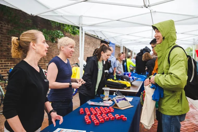 This Friday, the Bicycle Coalition will host two Energizer Stations where cyclists can snag free swag, like bike lights and portable snacks. Find the stations set up outside at the Penn Museum and The Rail Park.