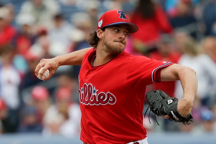 Aaron Nola will take the mound for the Phillies on March 28 at Citizens Bank Park.