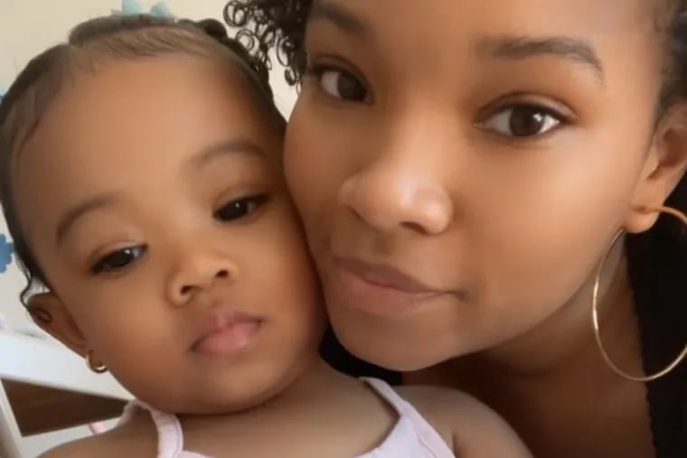 Tracee Dobbins with her daughter. She writes about the struggles of giving birth right before the pandemic hit, and the joy she feels at finally knowing her daughter is eligible for the COVID-19 vaccine.