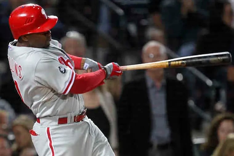 Shortstop Jimmy Rollins (above) will be leading off for the Phillies when they take on the Reds, who feature first baseman Joey Votto (below), who has hit a career-high 37 home runs this season.