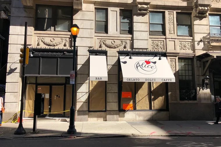 Alice, at 15th and Locust Streets, is due to open in November.
