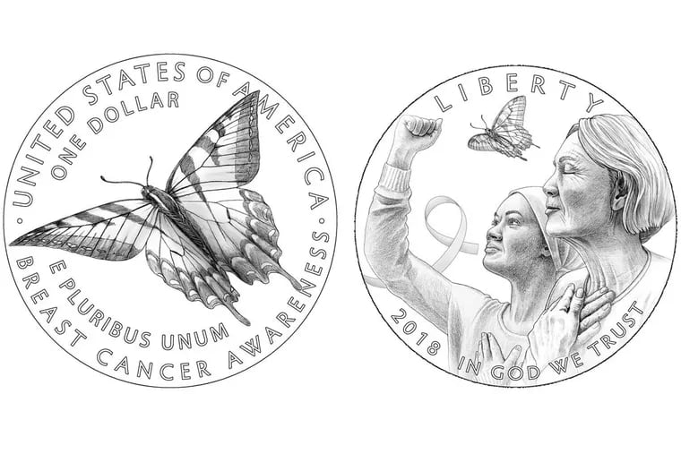 These are the winning designs for U.S. Mint’s breast cancer awareness commemorative coins