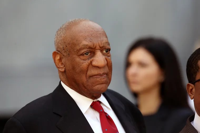 Comedian and actor Bill Cosby leaves Montgomery County Courthouse on Thursday April 26, 2018.