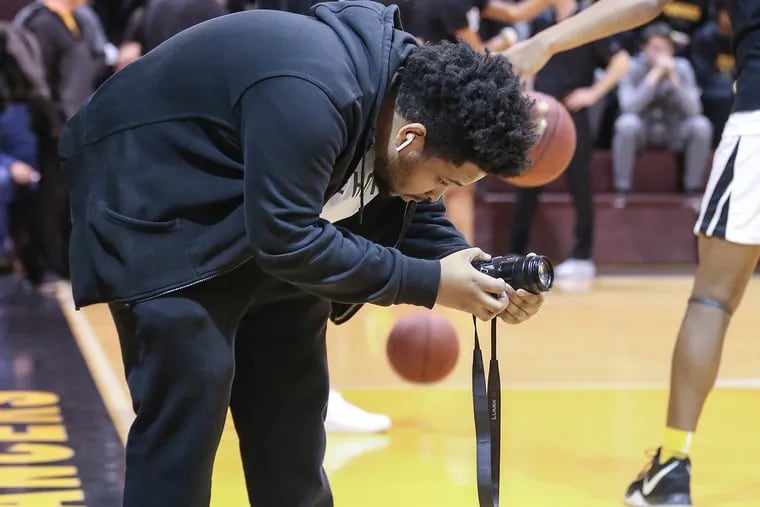 Videographer Jalen Roberts covered the Archbishop Wood-Bishop McDevitt game in the Catholic League quarterfinals in February.