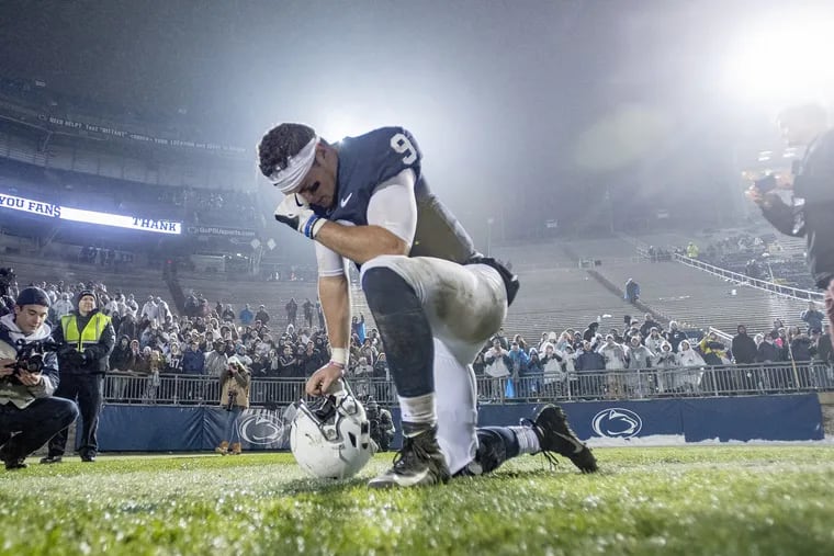 Penn State quarterback Trace McSorley  threw 16 touchdown passes and ran for 11 TDs this season.
