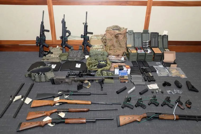 Federal investigators allege Christopher Hasson had a cache of guns stockpiled to launch a terrorist attack targeting liberal politicians and journalists.