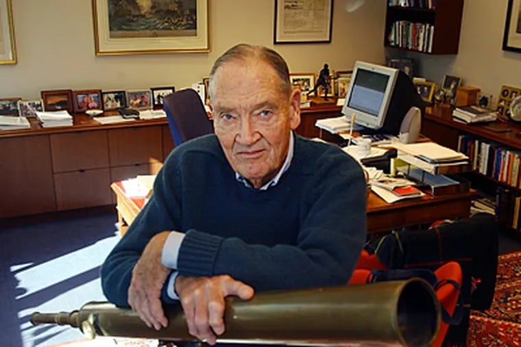 Jack Bogle in 2005, with an antique telescope in his office. The ex-Vanguard CEO empathizes with Wall Street protesters.