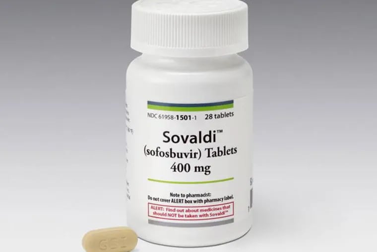This undated handout photo provided by Gilead Sciences shows the Hepatitis-C medication Sovaldi. The $1,000-per-pill drug that insurers are reluctant to pay for has quickly become the treatment of choice for a liver-wasting viral disease that affects more than 3 million Americans. In less than six months, prescriptions for Sovaldi have eclipsed all other hepatitis-C pills combined, according to new data from IMS Health. (AP Photo/Gilead Sciences)